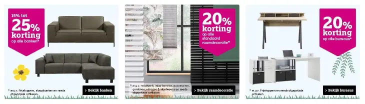 Voorbeeld korting Leenbakker Voorbeeld korting Leenbakker
